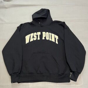 Men West Point Military Army Navy Black College Hoodie Sweatshirt Sweater-S-4342